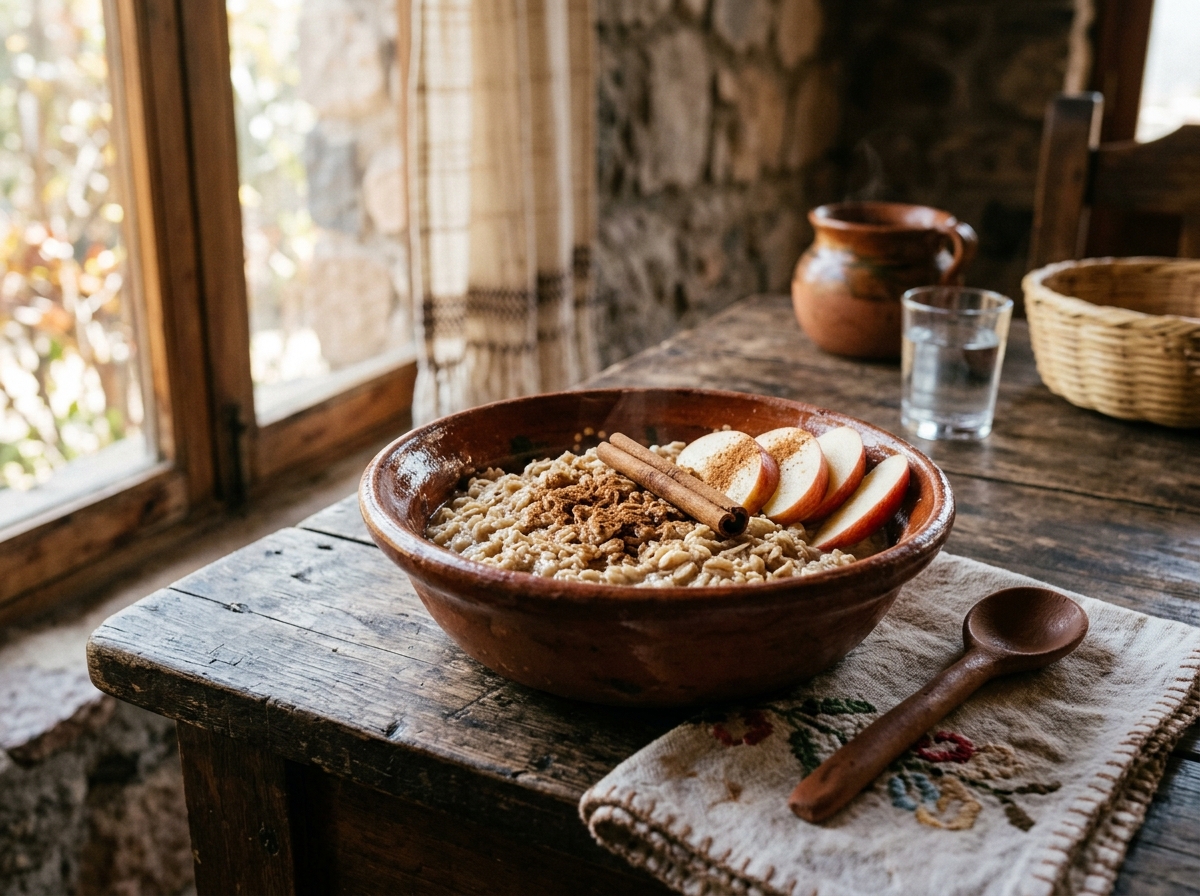 Atole de avena tostada