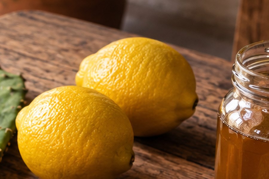 Limones frescos en la mesa