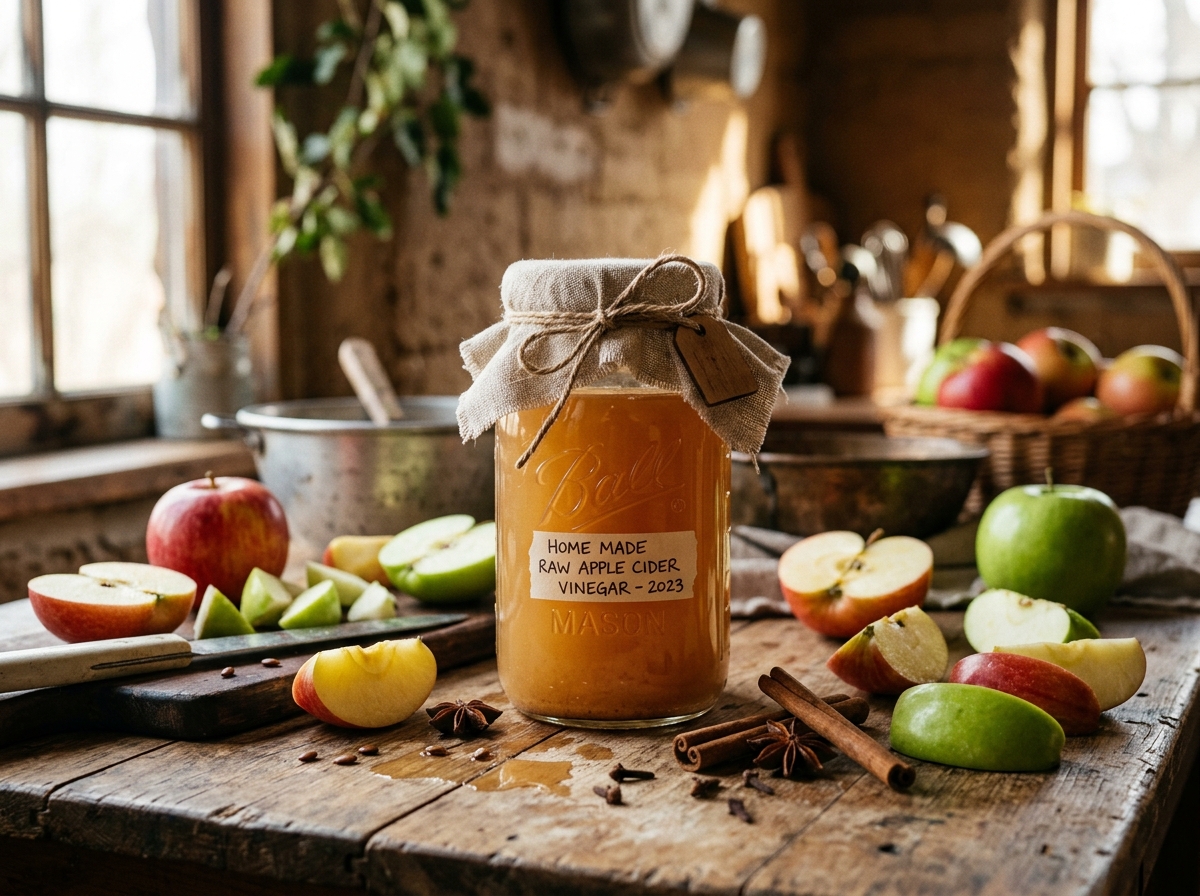 Vinagre de manzana casero